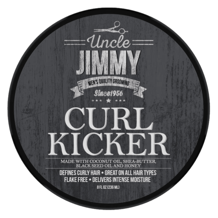 Uncle Jimmy Curl Kicker 8 oz - GroomNoir - Black Men Hair and Beard Care