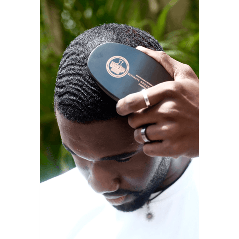 GroomNoir Medium Palm Wave 100% Boar Bristle Brush